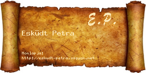 Esküdt Petra névjegykártya